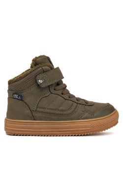 Leaf Sneakersy Sandvik LSAND101E Khaki ze sklepu MODIVO w kategorii Buty zimowe dziecięce - zdjęcie 182726134