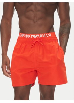 Emporio Armani Szorty kąpielowe EM000686 AF12329 U5026 Czerwony Regular Fit ze sklepu MODIVO w kategorii Kąpielówki - zdjęcie 182726190