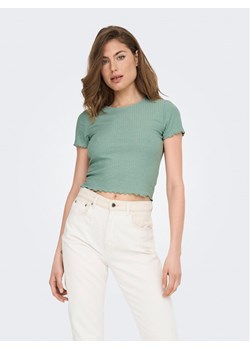 ONLY T-Shirt Emma 15201206 Zielony Regular Fit ze sklepu MODIVO w kategorii Bluzki damskie - zdjęcie 182726261