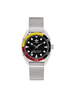 adidas Originals Zegarek Fashion Edition Two AOFH22502 Srebrny ze sklepu MODIVO w kategorii Zegarki - zdjęcie 182726401