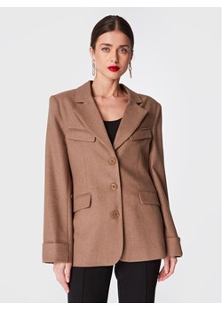MVP Wardrobe Marynarka Liberty MVPI2GI067.0PN0034 Brązowy Regular Fit ze sklepu MODIVO w kategorii Marynarki damskie - zdjęcie 182726403