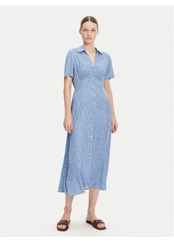 Tommy Hilfiger Sukienka koszulowa WW0WW45941 Niebieski Regular Fit ze sklepu MODIVO w kategorii Sukienki - zdjęcie 182726441