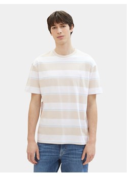 Tom Tailor Denim T-Shirt 1040844 Beżowy Relaxed Fit ze sklepu MODIVO w kategorii T-shirty męskie - zdjęcie 182726523