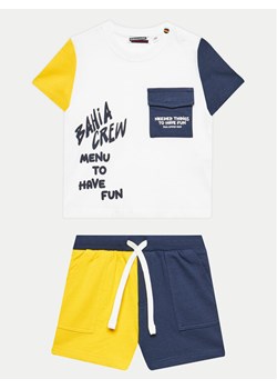 Original Marines Komplet t-shirt i spodenki DEP0311NM Kolorowy Regular Fit ze sklepu MODIVO w kategorii Komplety niemowlęce - zdjęcie 182726584