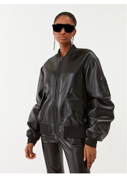 Patrizia Pepe Kurtka z imitacji skóry 8O0095/E005-K103 Czarny Regular Fit ze sklepu MODIVO w kategorii Kurtki damskie - zdjęcie 182726704