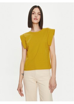 United Colors Of Benetton Bluzka 3BL0D1077 Żółty Regular Fit ze sklepu MODIVO w kategorii Bluzki damskie - zdjęcie 182726732