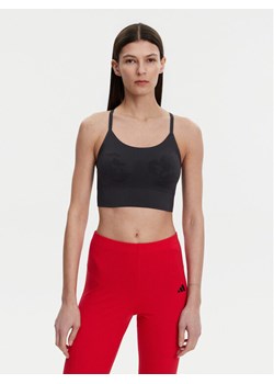 adidas by Stella McCartney Biustonosz sportowy Stella McCartney TrueStrength JJ1650 Szary Slim Fit ze sklepu MODIVO w kategorii Biustonosze - zdjęcie 182726780
