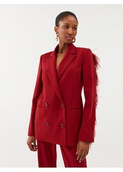 Patrizia Pepe Marynarka 8S0473/A6F5-R799 Czerwony Regular Fit ze sklepu MODIVO w kategorii Marynarki damskie - zdjęcie 182726803