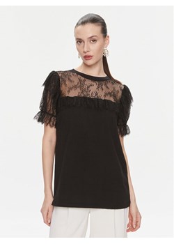 TWINSET Bluzka 241TP2217 Czarny Regular Fit ze sklepu MODIVO w kategorii Bluzki damskie - zdjęcie 182726981