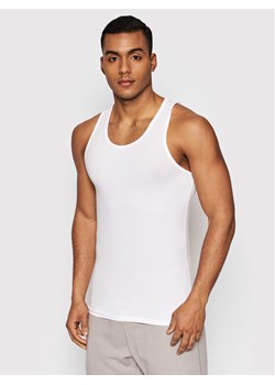 United Colors Of Benetton Tank top 3OP82H257 Biały Regular Fit ze sklepu MODIVO w kategorii T-shirty męskie - zdjęcie 182727023