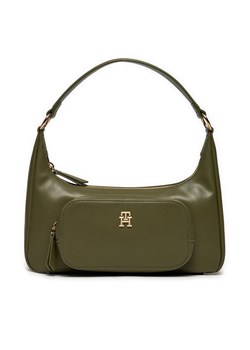 Tommy Hilfiger Torebka Soft Utility Shoulder Bag Pu AW0AW16711 Khaki ze sklepu MODIVO w kategorii Torebki damskie - zdjęcie 182727132