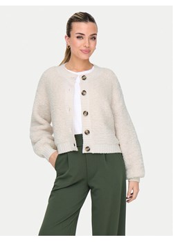 JDY Kardigan Eira 15337012 Beżowy Regular Fit ze sklepu MODIVO w kategorii Swetry damskie - zdjęcie 182727142