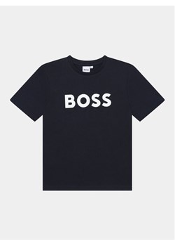 Boss T-Shirt J25P24 D Granatowy Regular Fit ze sklepu MODIVO w kategorii T-shirty chłopięce - zdjęcie 182727153