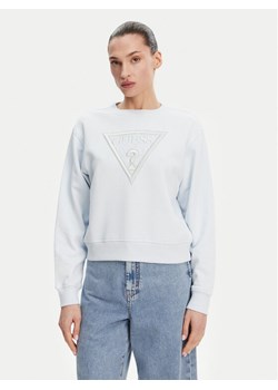 Guess Bluza W5GQ12 KBKM0 Błękitny Regular Fit - id: 0000304863059 - marki Guess - 182727204 Guess Bluza W5GQ12 KBKM0 Błękitny Regular Fit ze sklepu MODIVO w kategorii Bluzy damskie - zdjęcie 182727204