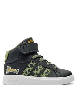 adidas Sneakersy Grand Court Mid Lionking K IF4094 Czarny ze sklepu MODIVO w kategorii Buty sportowe dziecięce - zdjęcie 182727364