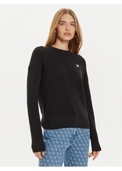 Guess Sweter W4BR08 Z3HM1 Czarny Regular Fit ze sklepu MODIVO w kategorii Swetry damskie - zdjęcie 182727393