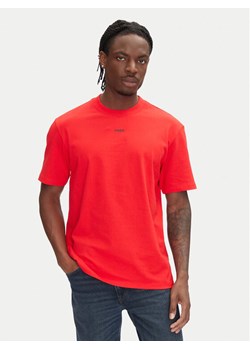 HUGO T-Shirt Dapolino 50488330 Czerwony Relaxed Fit ze sklepu MODIVO w kategorii T-shirty męskie - zdjęcie 182727424