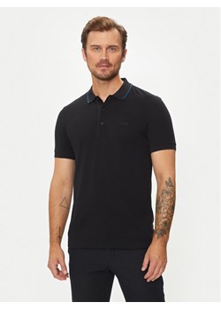 Boss Polo Paule 4 50506195 Czarny Slim Fit ze sklepu MODIVO w kategorii T-shirty męskie - zdjęcie 182727552
