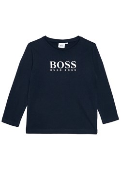 Boss Bluzka J25P21 D Granatowy Regular Fit ze sklepu MODIVO w kategorii Bluzki dziewczęce - zdjęcie 182727573