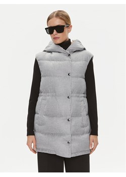 Peserico Bezrękawnik S03308D Szary Regular Fit ze sklepu MODIVO w kategorii Kamizelki damskie - zdjęcie 182727680