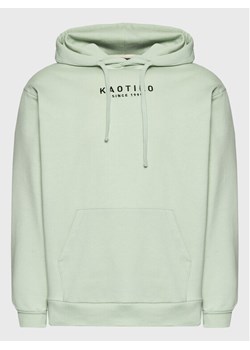 Kaotiko Bluza Unisex Vancouver AL006-05-G002 Zielony Relaxed Fit ze sklepu MODIVO w kategorii Bluzy męskie - zdjęcie 182727683