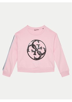 Guess Bluza J5RQ02 KAD74 Różowy Regular Fit - id: 0000304573484 - marki Guess - 182727790 Guess Bluza J5RQ02 KAD74 Różowy Regular Fit ze sklepu MODIVO w kategorii Bluzy dziewczęce - zdjęcie 182727790