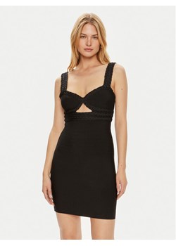 Guess Sukienka koktajlowa W4YK51 Z2XY0 Czarny Bodycon Fit ze sklepu MODIVO w kategorii Sukienki - zdjęcie 182727861