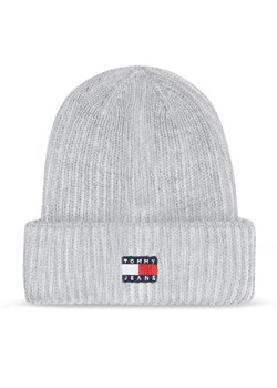 Tommy Jeans Czapka AW0AW16785 Szary ze sklepu MODIVO w kategorii Czapki zimowe damskie - zdjęcie 182727892