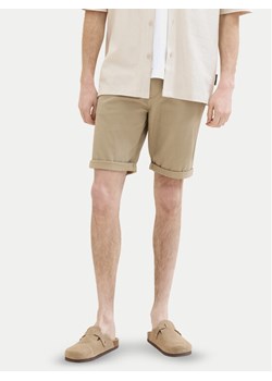 Tom Tailor Szorty materiałowe 1040227 Beżowy Slim Fit ze sklepu MODIVO w kategorii Spodenki męskie - zdjęcie 182727933