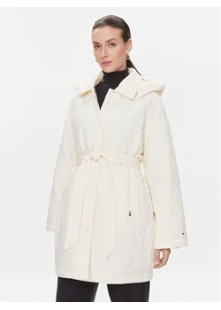 Tommy Hilfiger Płaszcz przejściowy WW0WW40469 Beżowy Relaxed Fit ze sklepu MODIVO w kategorii Płaszcze damskie - zdjęcie 182727964
