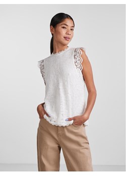 Pieces Bluzka 17120454 Biały Regular Fit ze sklepu MODIVO w kategorii Bluzki damskie - zdjęcie 182728281