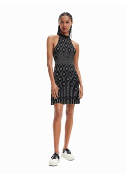 Desigual Sukienka dzianinowa El Havre 23SWVF10 Czarny Regular Fit ze sklepu MODIVO w kategorii Sukienki - zdjęcie 182728341