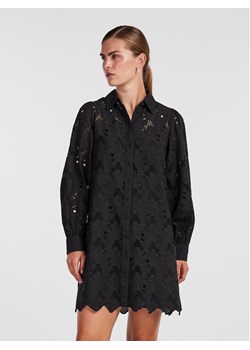 YAS Sukienka koszulowa 26030764 Czarny Regular Fit ze sklepu MODIVO w kategorii Sukienki - zdjęcie 182728343