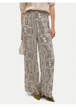 Vero Moda Spodnie palazzo Menny 10282478 Beżowy Wide Leg ze sklepu MODIVO w kategorii Spodnie damskie - zdjęcie 182728410