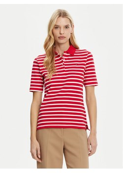 Tommy Hilfiger Polo 1985 WW0WW43224 Czerwony Regular Fit ze sklepu MODIVO w kategorii Bluzki damskie - zdjęcie 182728671