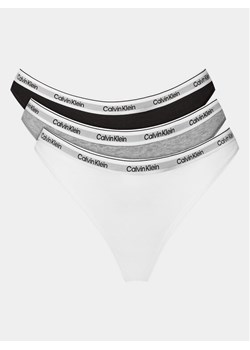 Calvin Klein Underwear Komplet 3 par stringów 000QD5209E Kolorowy ze sklepu MODIVO w kategorii Majtki damskie - zdjęcie 182728713