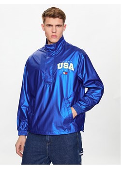 Tommy Jeans Kurtka anorak Metallic DM0DM15908 Niebieski Relaxed Fit ze sklepu MODIVO w kategorii Kurtki męskie - zdjęcie 182728733