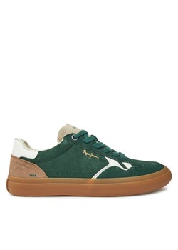 Pepe Jeans Sneakersy PMS31058 Zielony ze sklepu MODIVO w kategorii Buty sportowe męskie - zdjęcie 182728761