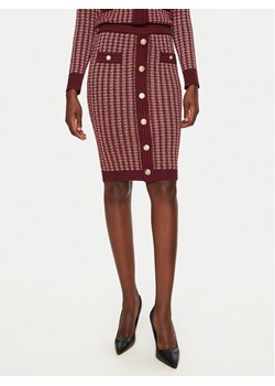 Fracomina Spódnica ołówkowa FS24WG4004K536F8 Bordowy Slim Fit ze sklepu MODIVO w kategorii Spódnice - zdjęcie 182729000