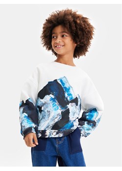 Desigual Bluza 23WBSK06 Biały Regular Fit ze sklepu MODIVO w kategorii Bluzy dziewczęce - zdjęcie 182729110
