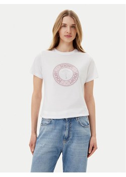 JOOP! T-Shirt 58 252JE58Tolu 30046238 Biały Slim Fit - id: 0000305192707 - marki Joop! - 182729241 JOOP! T-Shirt 58 252JE58Tolu 30046238 Biały Slim Fit ze sklepu MODIVO w kategorii Bluzki damskie - zdjęcie 182729241