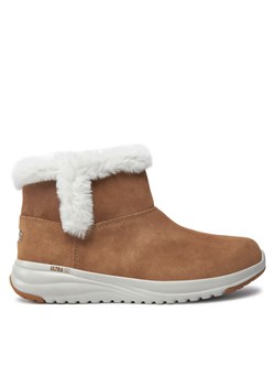 Skechers Botki On-the-GO Stellar 144775 Brązowy ze sklepu MODIVO w kategorii Botki - zdjęcie 182729360