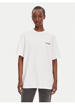 ROTATE T-Shirt 112445400 Biały Oversize ze sklepu MODIVO w kategorii Bluzki damskie - zdjęcie 182729431