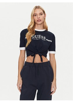 Guess T-Shirt V5GI05 I3Z14 Granatowy Regular Fit ze sklepu MODIVO w kategorii Bluzki damskie - zdjęcie 182729474