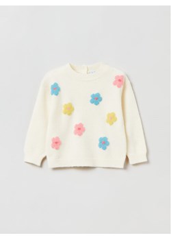 OVS Sweter 1844202 Écru Regular Fit ze sklepu MODIVO w kategorii Swetry dziewczęce - zdjęcie 182729512