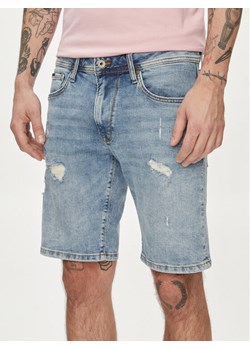 Pepe Jeans Szorty jeansowe Taper Short PM801084RH2 Niebieski Regular Fit ze sklepu MODIVO w kategorii Spodenki męskie - zdjęcie 182729623