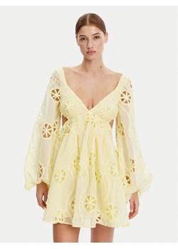BARDOT Sukienka koktajlowa 59858DB Żółty Regular Fit ze sklepu MODIVO w kategorii Sukienki - zdjęcie 182729743
