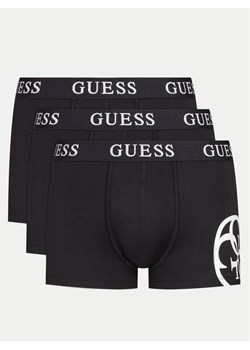 Guess Komplet 3 par bokserek Placed Logo U4RG04 K6YW0 Czarny ze sklepu MODIVO w kategorii Majtki męskie - zdjęcie 182729834