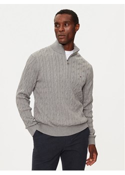 Tommy Hilfiger Sweter Classic MW0MW36532 Szary Regular Fit ze sklepu MODIVO w kategorii Swetry męskie - zdjęcie 182729902