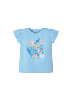 Mayoral T-Shirt 3015 Błękitny Regular Fit ze sklepu MODIVO w kategorii Bluzki dziewczęce - zdjęcie 182729994